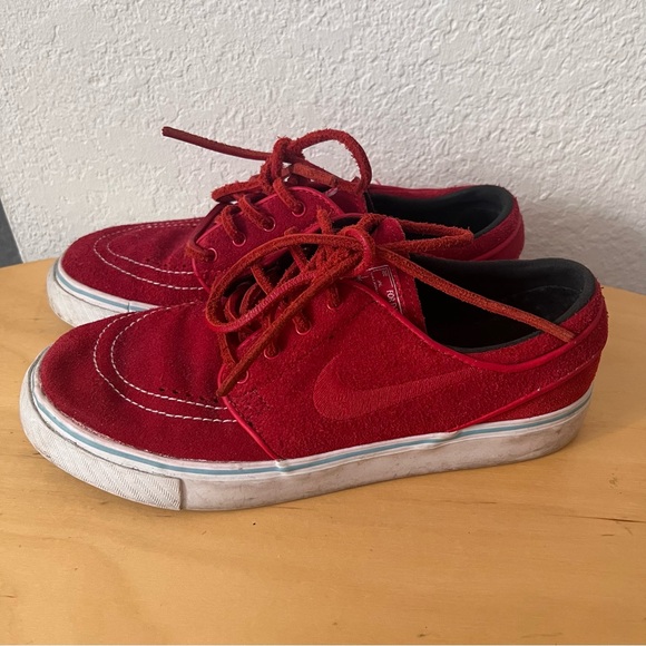 Nike x Stefan Janoski SB Sneaker Red on Red Women’s Size 4 - Picture 1 of 14
